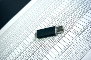 USBメモリーとデータ