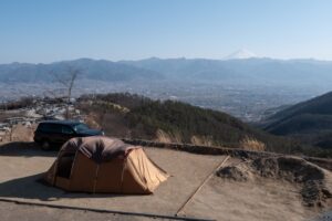 絶景の眺めることのできるキャンプ場