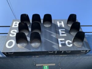 野球場のスコアボード