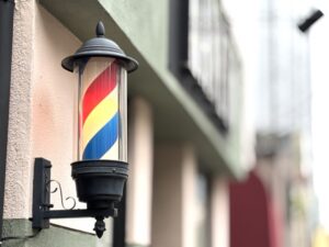理髪店の回転灯